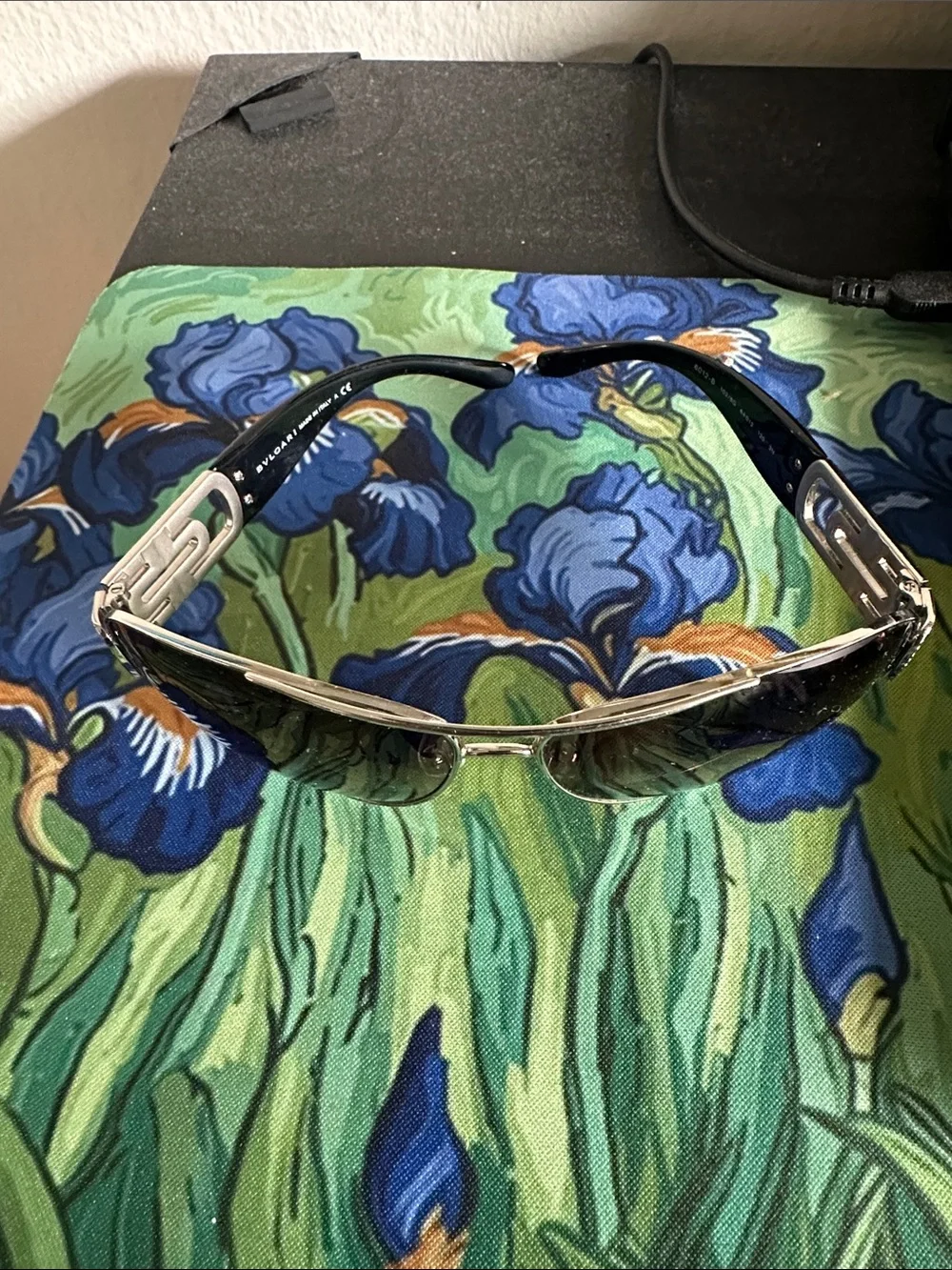 Bulgari aviator Sunglasses with diamonds frame